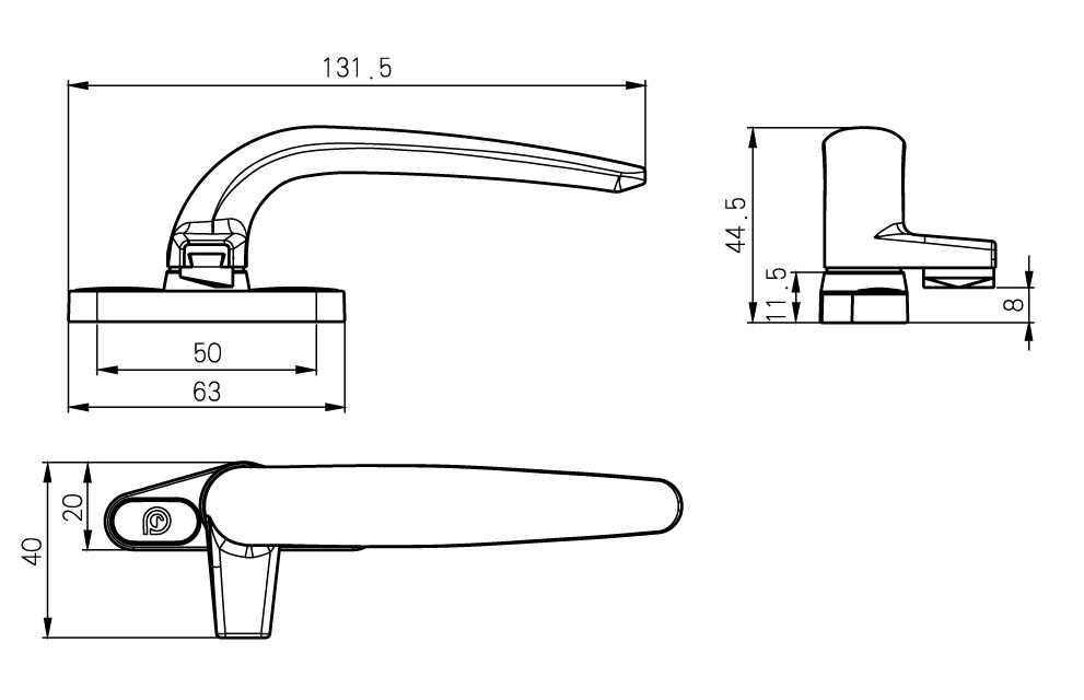 ZY12施压执手,七字执手